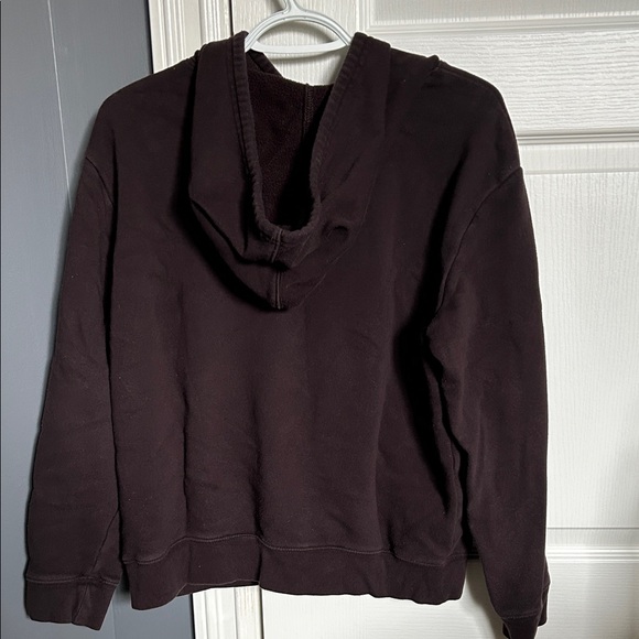 GAP Dark Hoodie with Pink Lettering - Picture 2 of 2